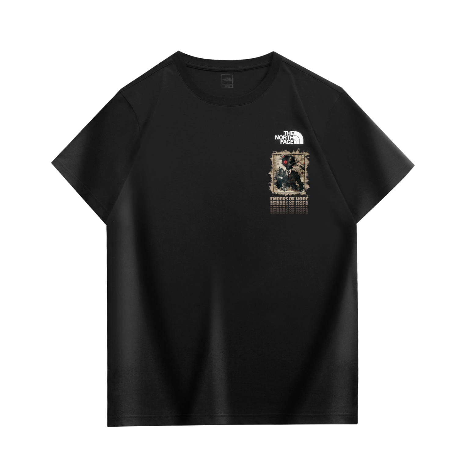 

Футболка унисекс черная THE NORTH FACE