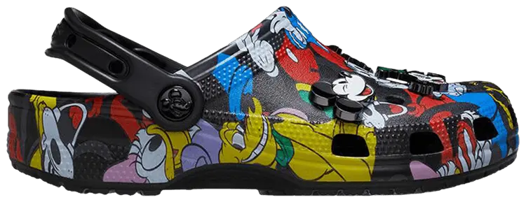 Классические сабо Disney x Crocs «Микки и друзья» - разноцветные, черные