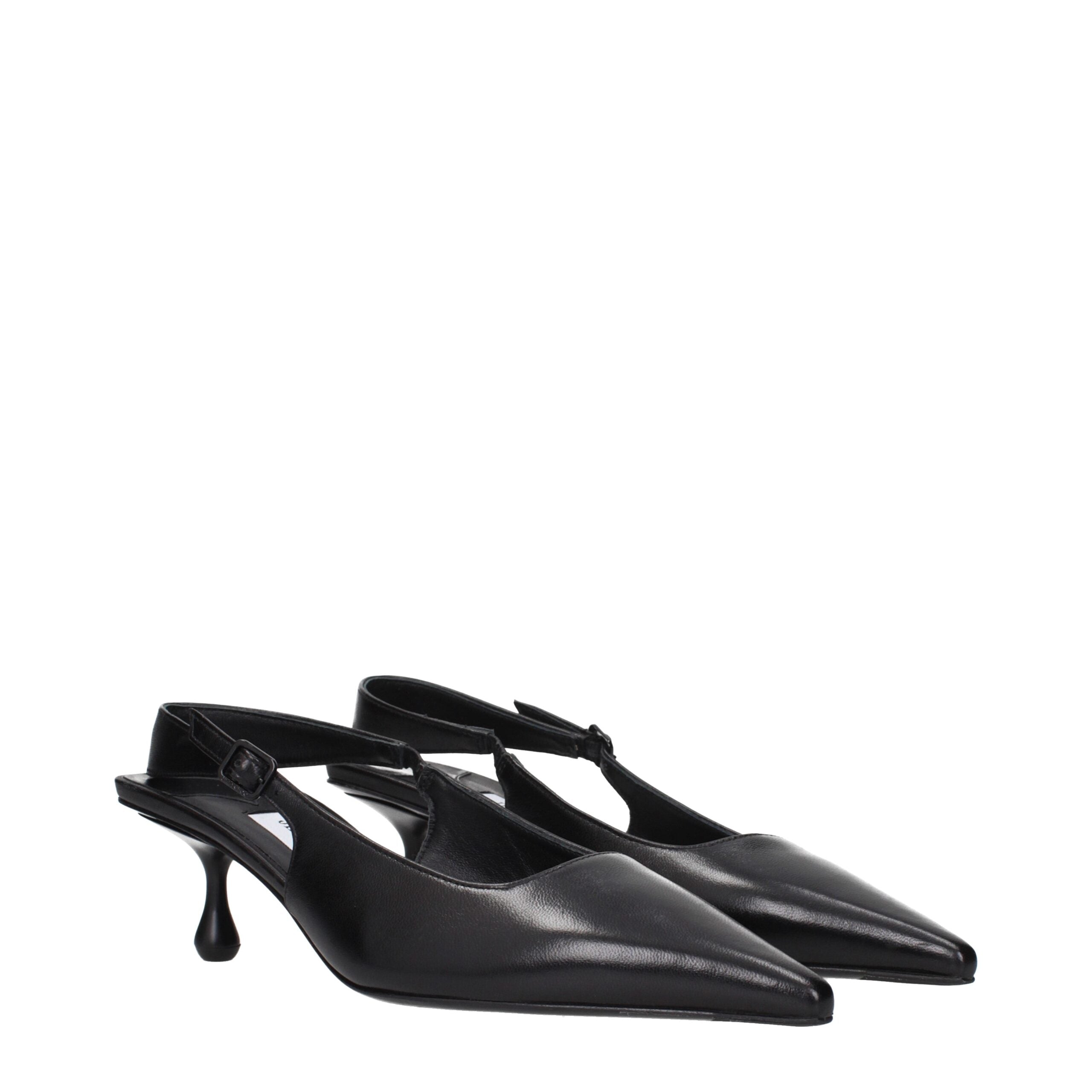 Джимми Чу Кожаные женские мюли Jimmy Choo, черный — фото 2