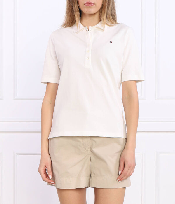 

Рубашка поло из пике Regular fit Tommy Hilfiger, экрю