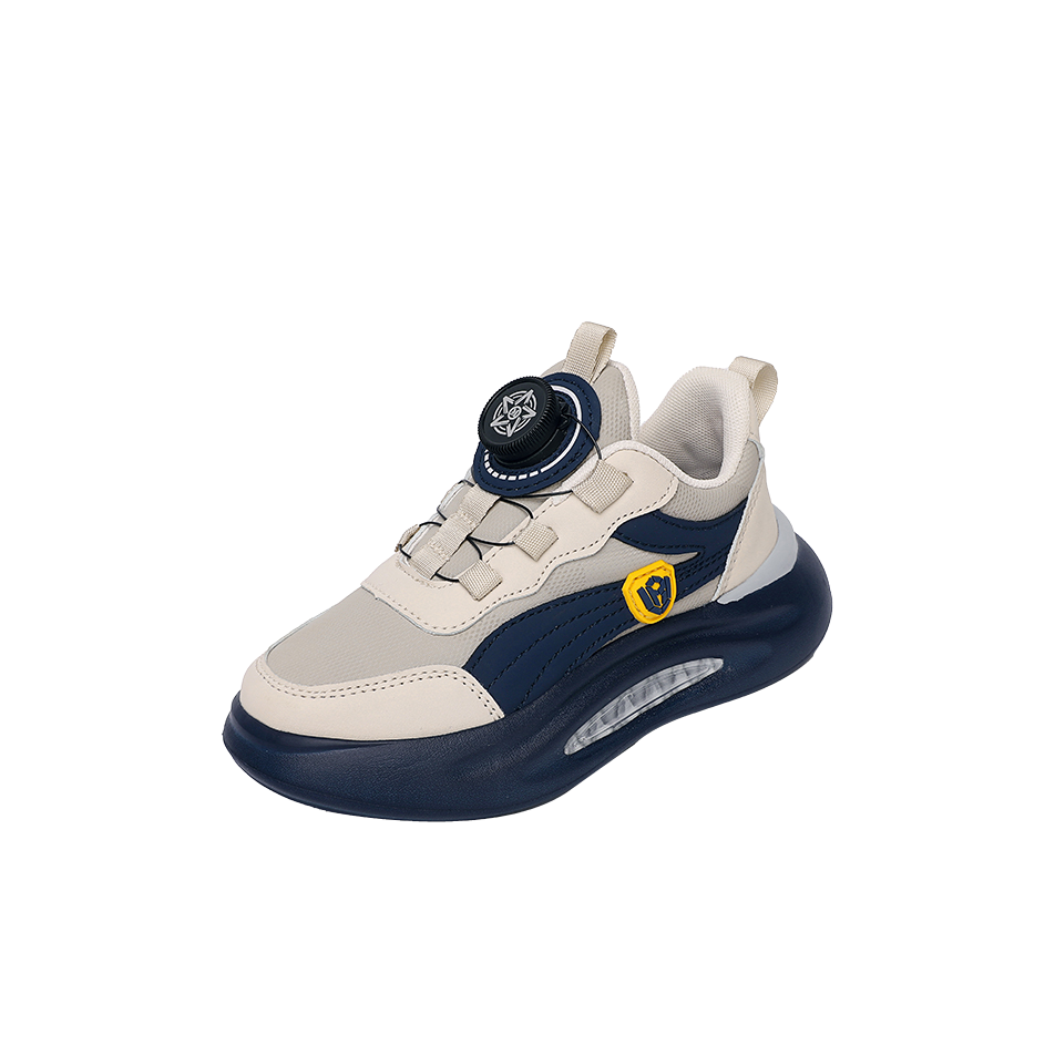 Детские повседневные кроссовки Abrasion Resistant Support Kids Lifestyle KINDDOG, (plus velvet) cotton черный 501-2 — фото 3
