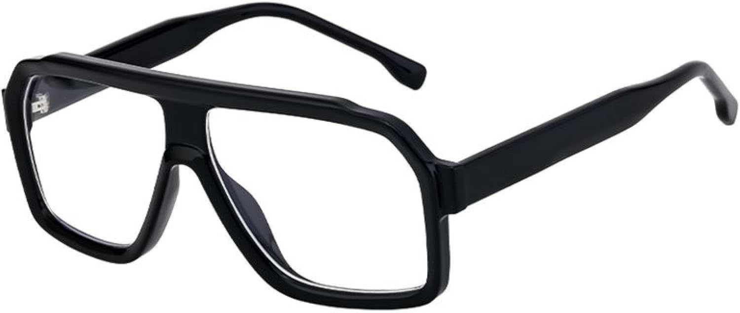 

Крупные солнцезащитные очки для мужчин и женщин, большая оправа, роскошный винтажный стиль, защитная линза, для активного отдыха и вождения, защита от УФ-излучения UV400 TVTBBVV, C3blackwhite