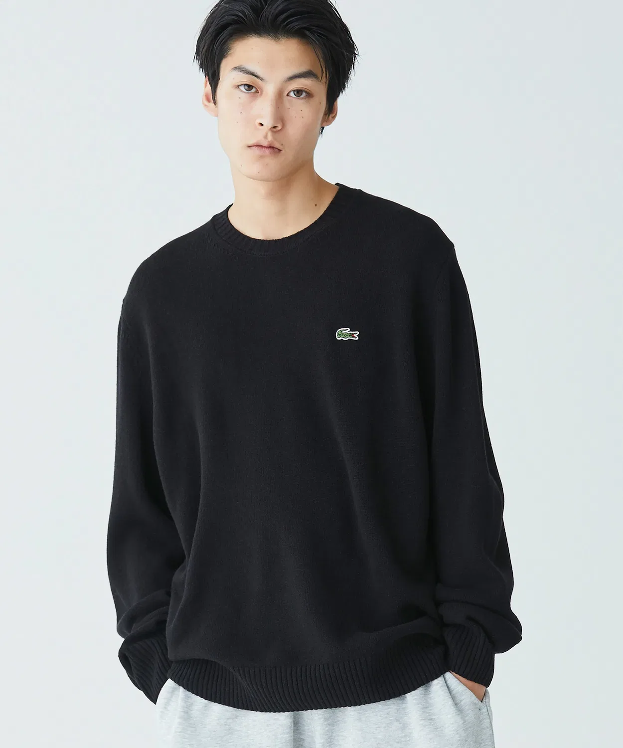 Свитер Essential Wool Knit Sweater, черный