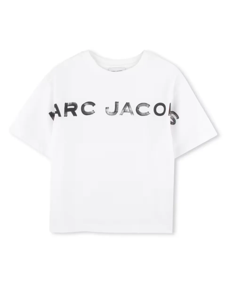 

Футболка для мальчика из белого хлопка Marc Jacobs, белый