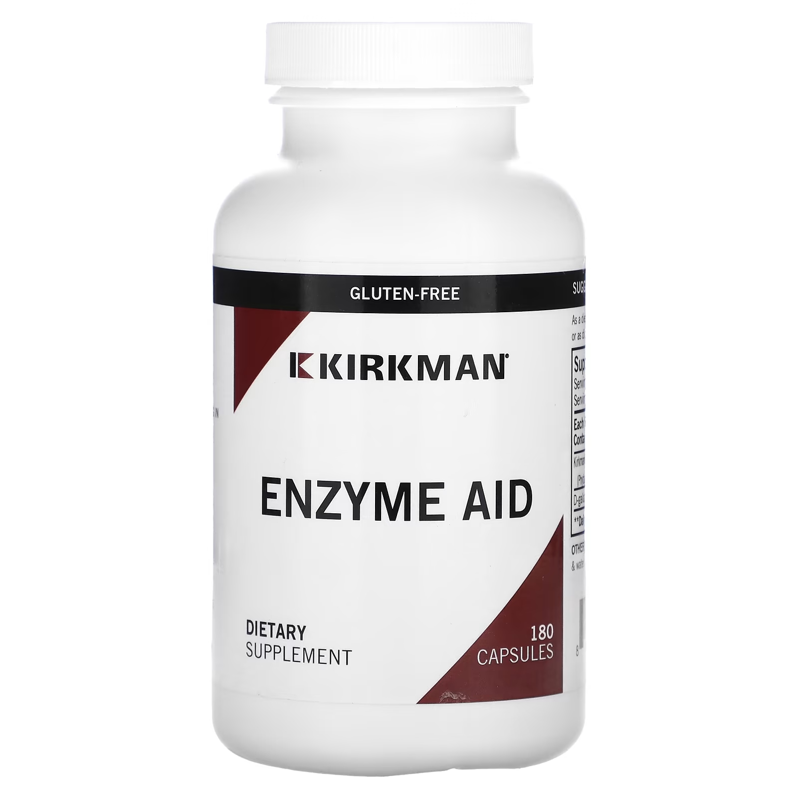 

Добавка Kirkman Labs Enzyme Aid, 180 капсул