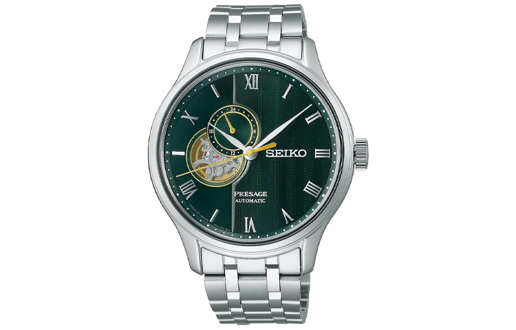

SEIKO Часы Automatic Mechanical Movement Stainless Steel Strap Watch Unisex Green Dial, Green Dial