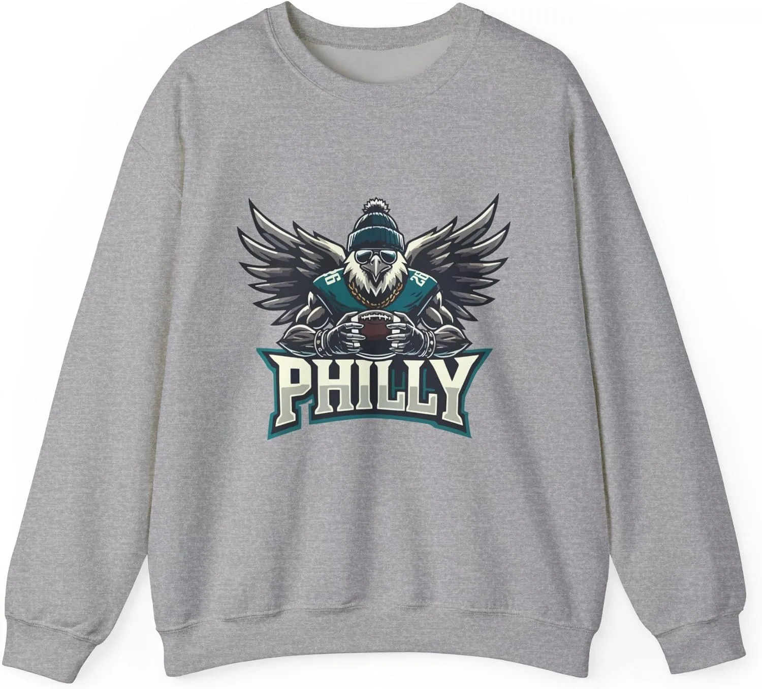 Толстовка PHI Football Fan с принтом Wings #26 Fly Birds LIX