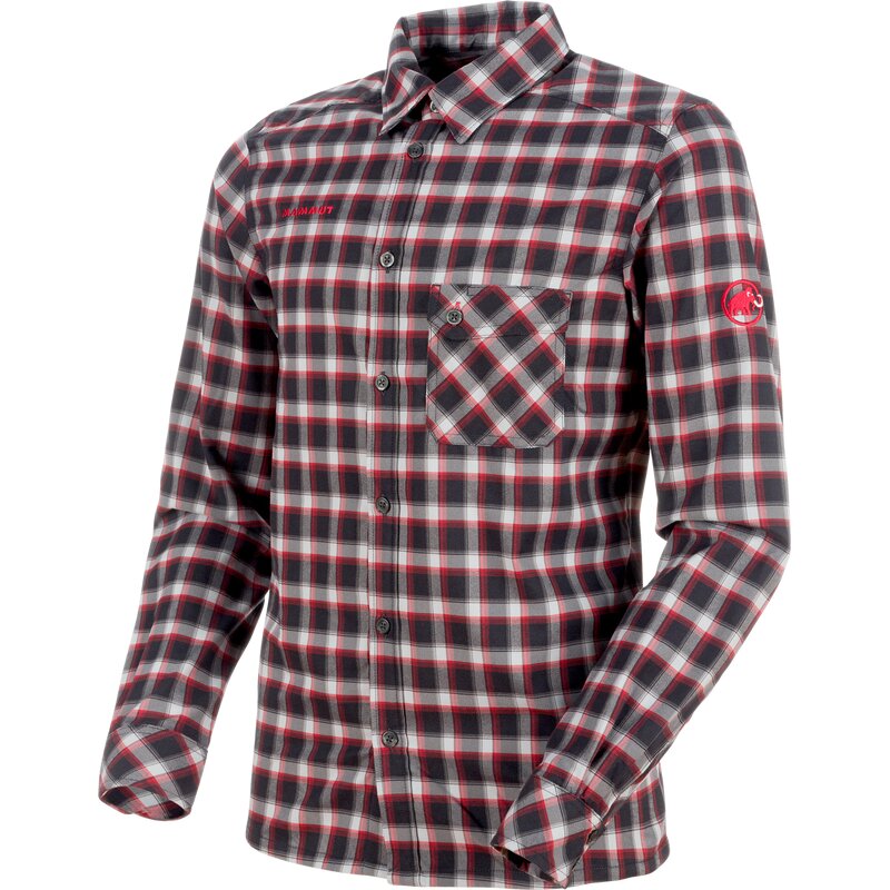 

Рубашка "belluno tour" прямого кроя с длинным рукавом Mammut, цвет phantom-magma