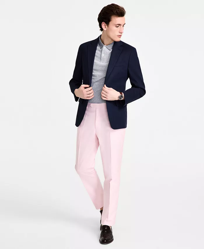

Мужской спортивный пиджак Modern-Fit из льна Tommy Hilfiger, синий