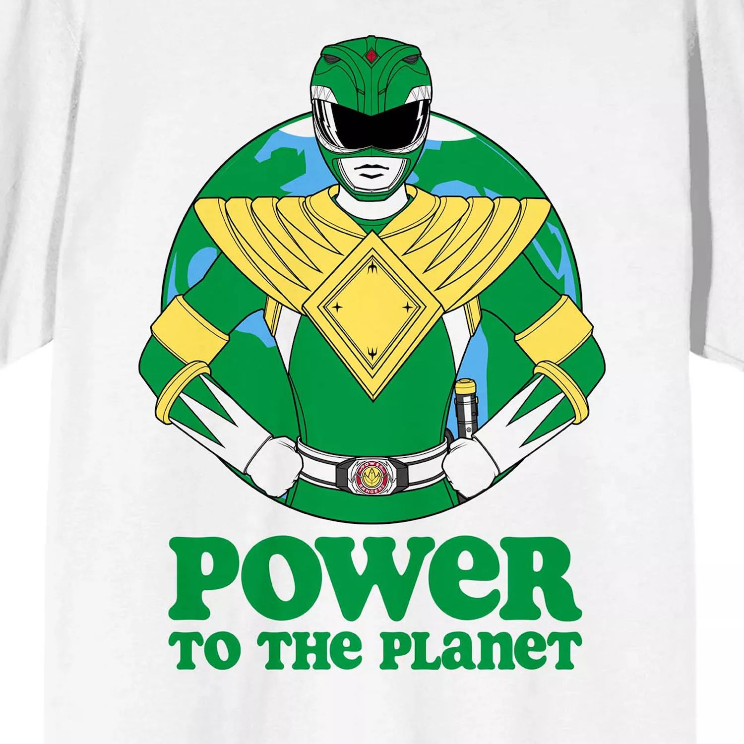 

Мужская зеленая футболка Power Rangers Ranger Licensed Character, Зеленый, Мужская зеленая футболка Power Rangers Ranger Licensed Character