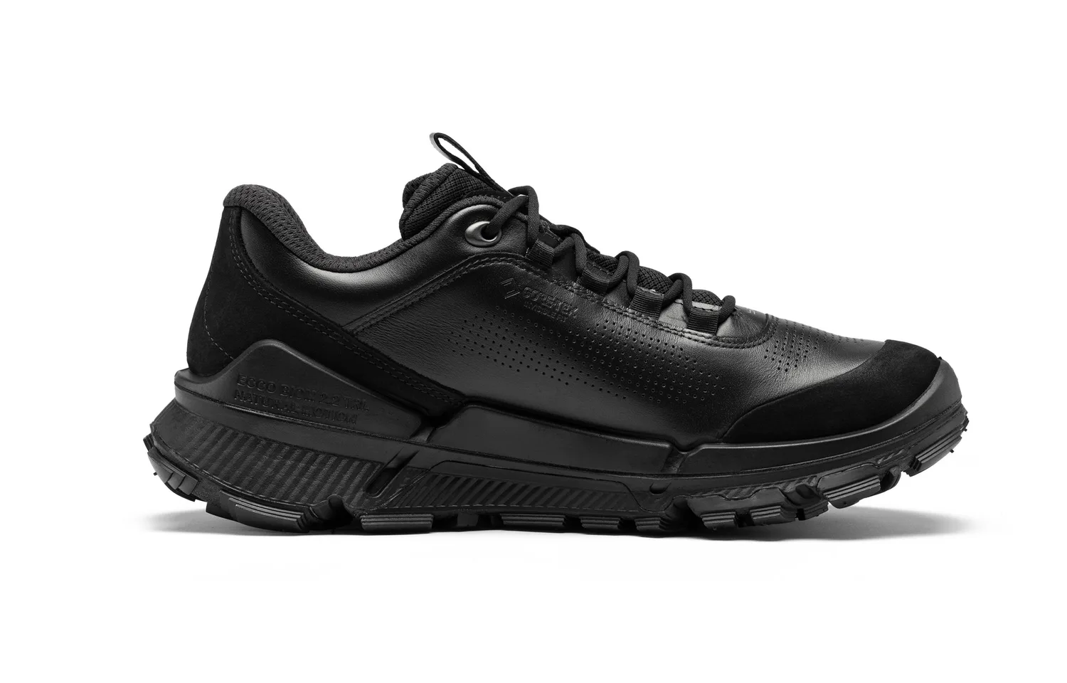 Ecco SS26 BIOM 2.2 TRL Кожаные низкие кроссовки мужские черные 842374 — фото 3