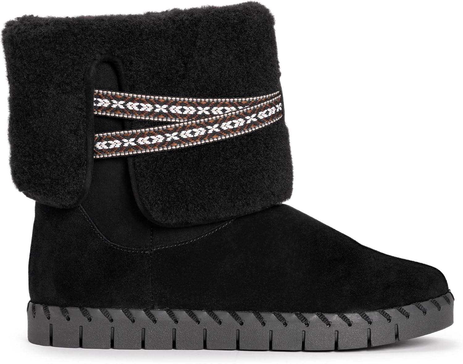 Мужские и женские модные ботинки MUK LUKS Flexi Montauk, черный — фото 3