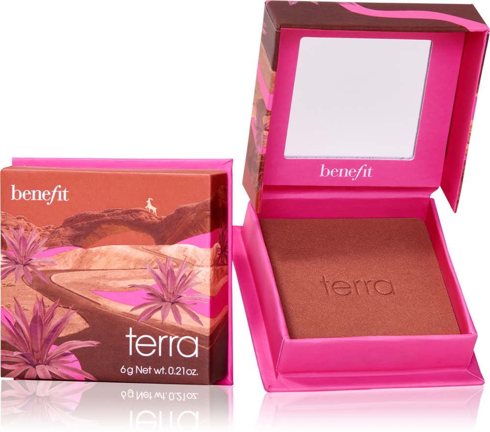 

Пудровые румяна Terra Wanderful World Benefit, atspalvis golden brick-red 6 гр