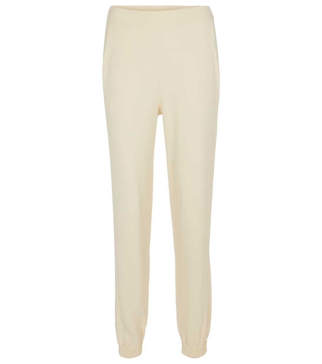 

Московские прямые брюки из эластичного крепа Asceno, Papyrus