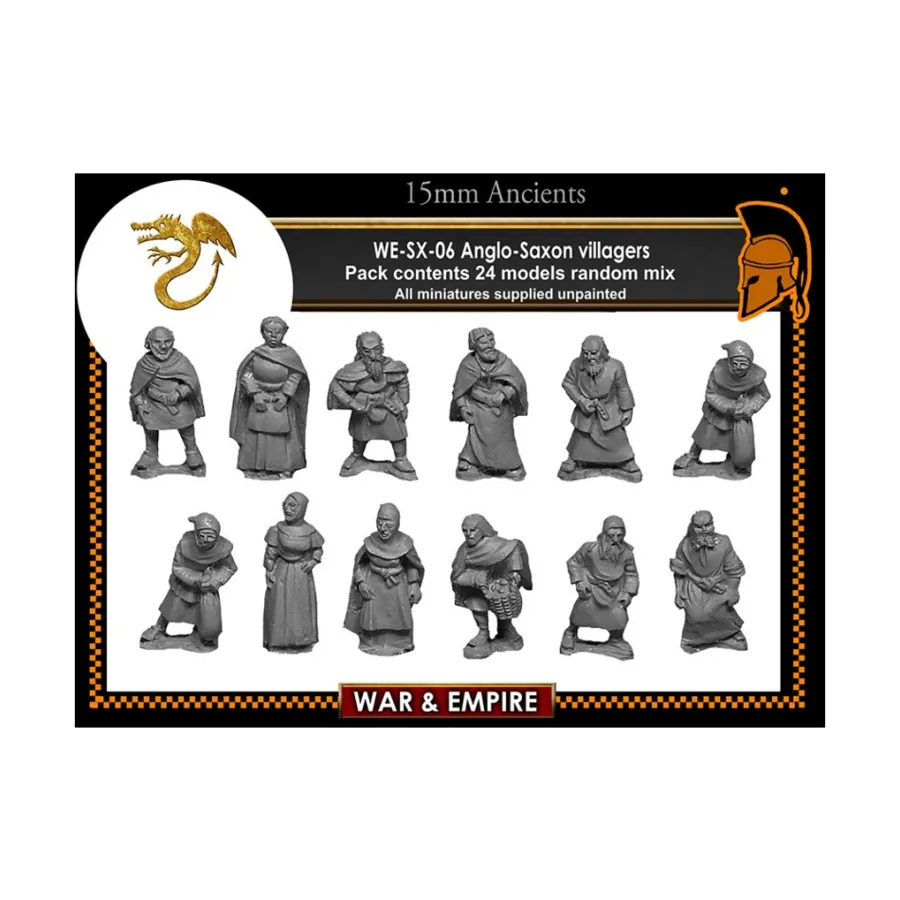 

Гражданские лица, War & Empire - Dark Ages Miniatures - Anglo-Saxon (15mm)