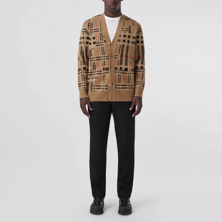 Свитер Burberry мужской кашемировый, архив бежевый — фото 2
