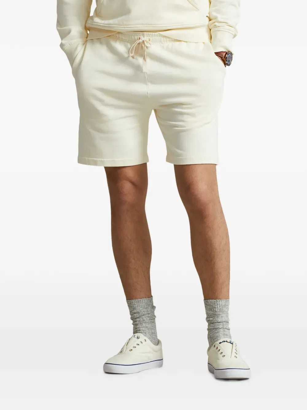 Спортивные шорты на шнуровке Polo Ralph Lauren, нейтральный — фото 3
