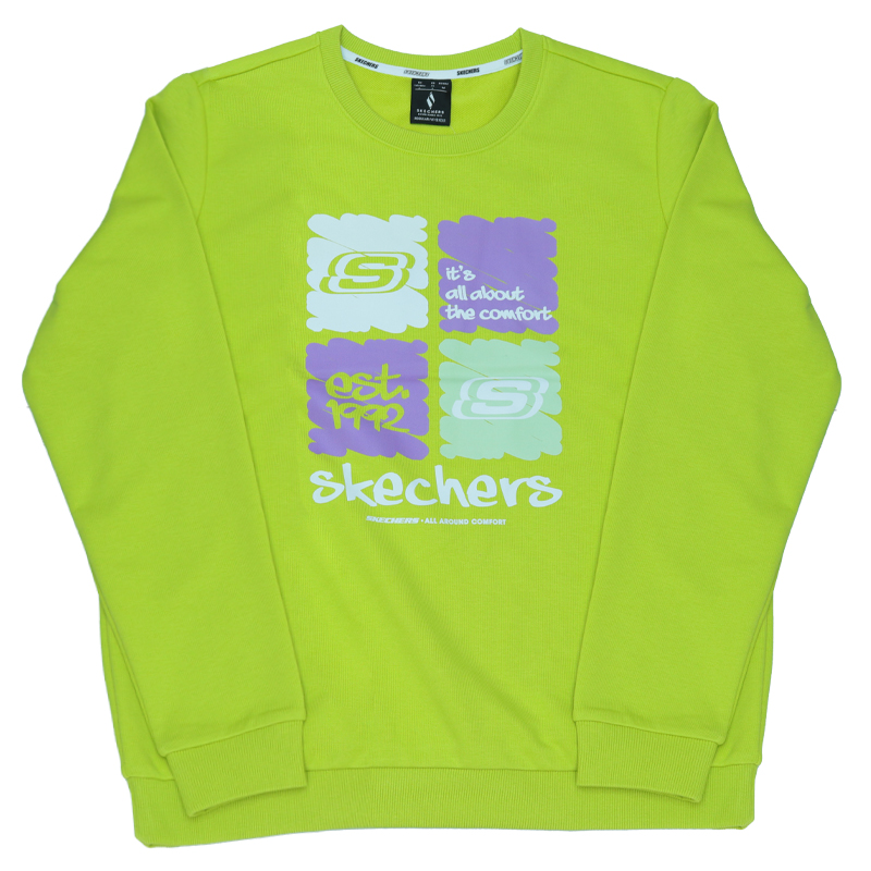 

Skechers Свитшот Women's Bright Yellow Green