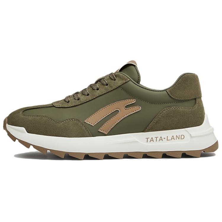 Кроссовки мужские Lifestyle Shoes Men Low-Top Tata, зеленый — фото 4