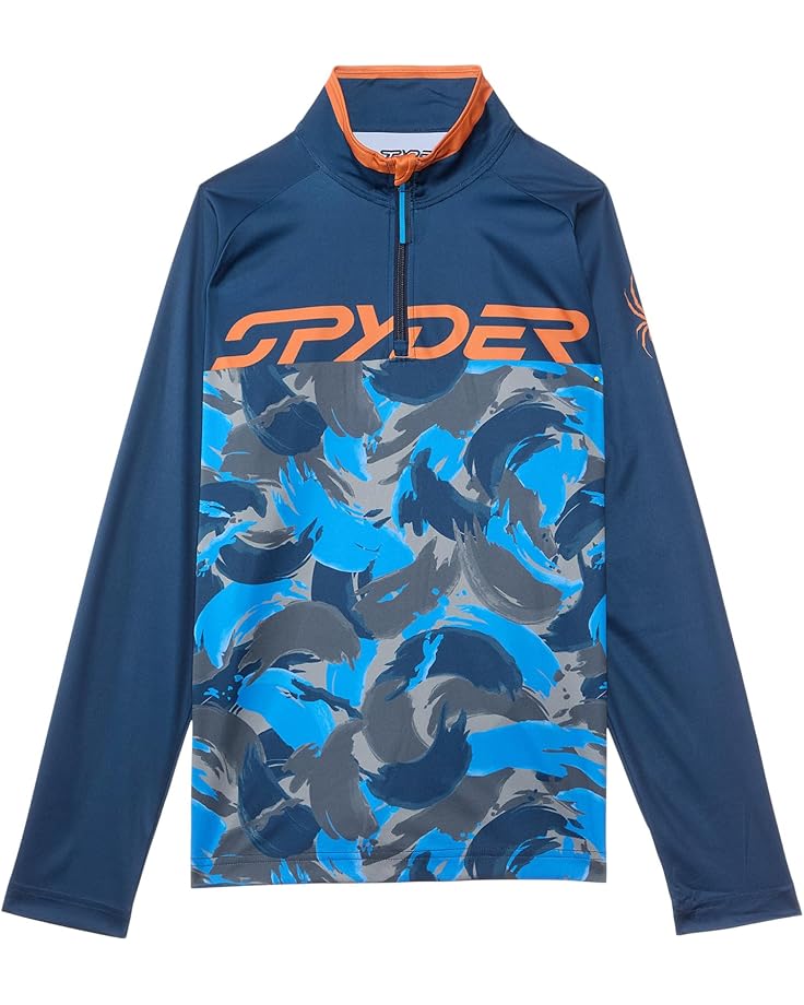 

Топ Spyder Kids Camo 1/2 Zip Top, цвет True Navy