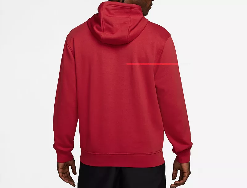 Мужская флисовая худи Jordan Dri-FIT Sport Crossover, цвет Gym Red — фото 3