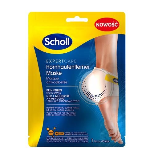 

Scholl Expert Care, Отшелушивающая маска для пяток с маской AHA