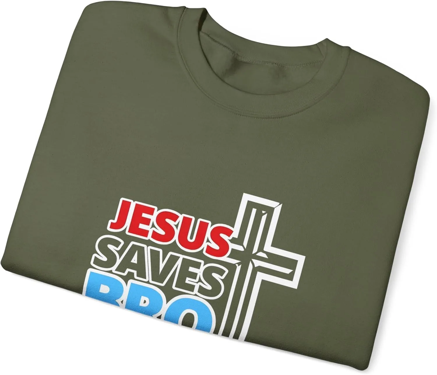 Футболка с принтом Jesus Saves Bro — фото 3