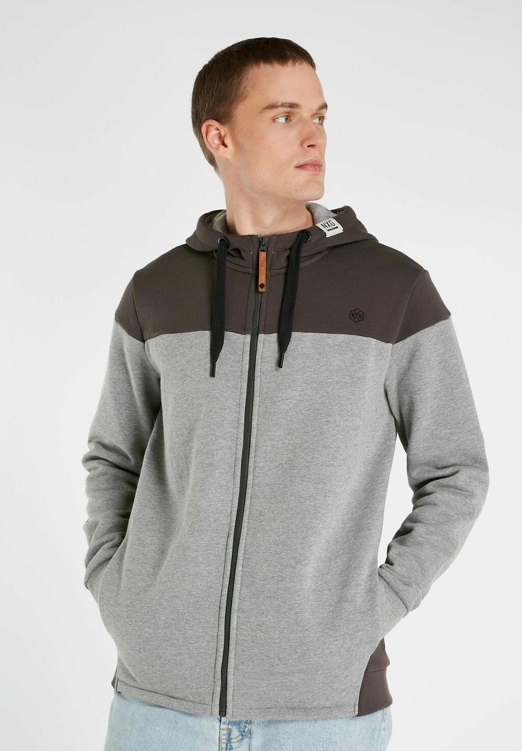 

Толстовка на молнии HOODY NXG by Protest, темно-серый