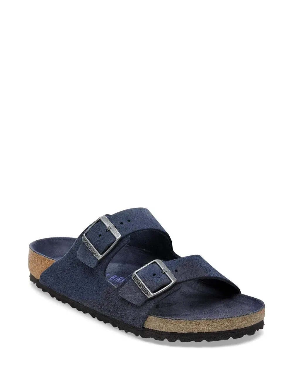 Аризонские замшевые сандалии Birkenstock, синий — фото 2