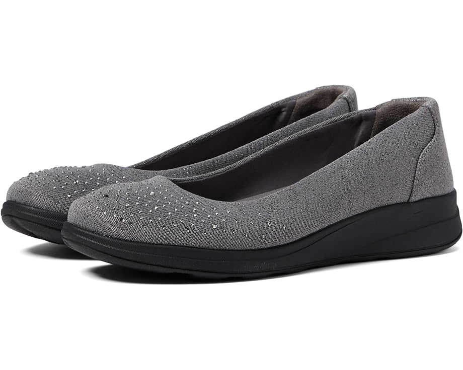 

Туфли на плоской подошве Bzees Golden Bright Slip-Ons, серый