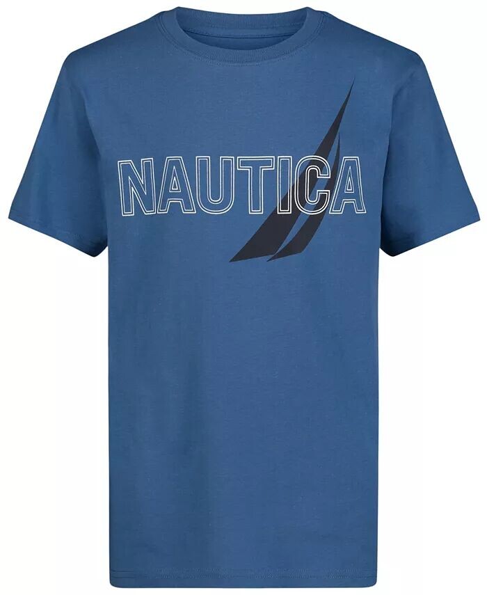 

Футболка с короткими рукавами и нахлестом Big Boys Nautica, синий