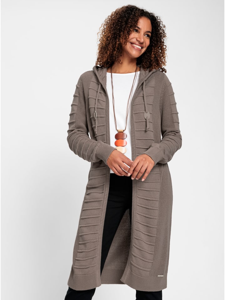 

Длинный кардиган серо-коричневого цвета WITT WEIDEN