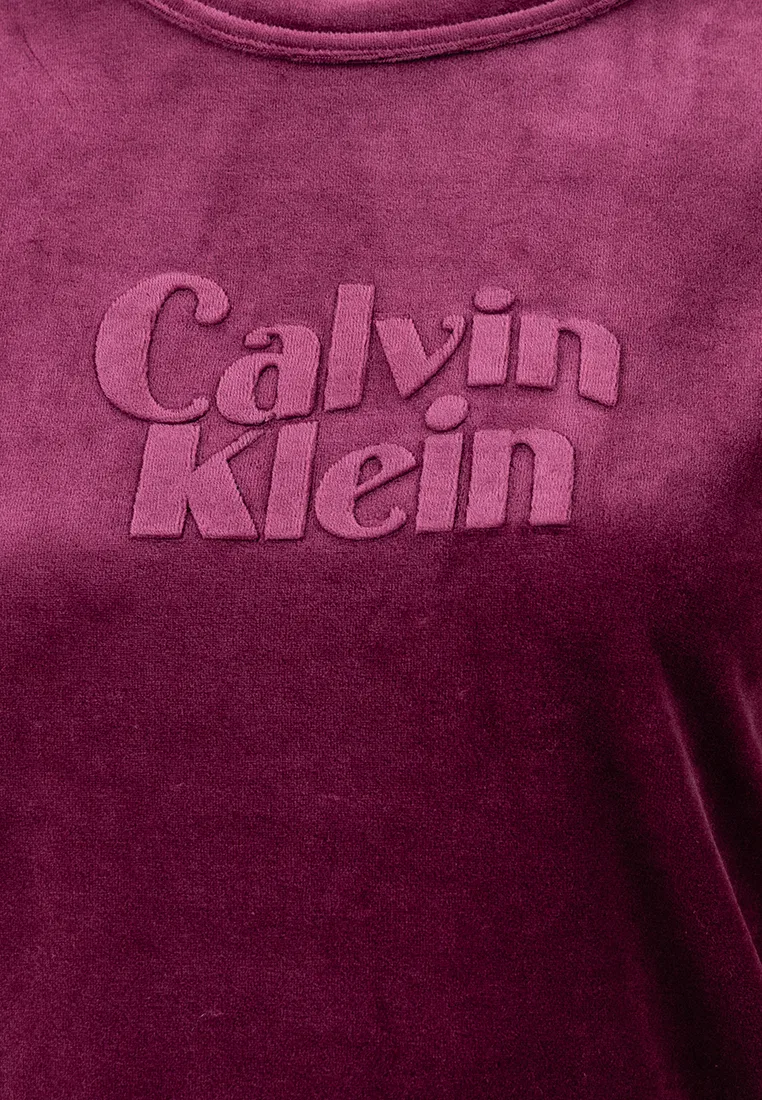 Футболка, слим, с тисненым логотипом, Calvin Klein Jeans — фото 3