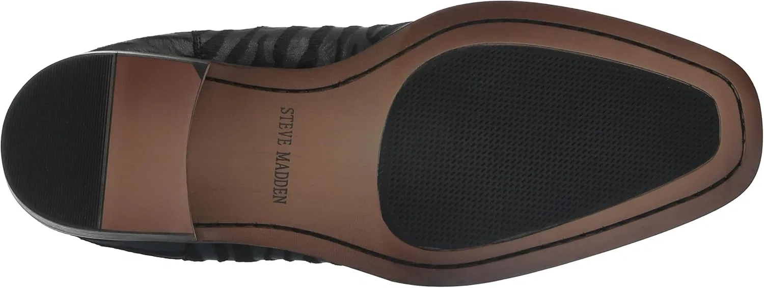 Мужские бутсы Steve Madden Hawke Chelsea, Black Grey — фото 4