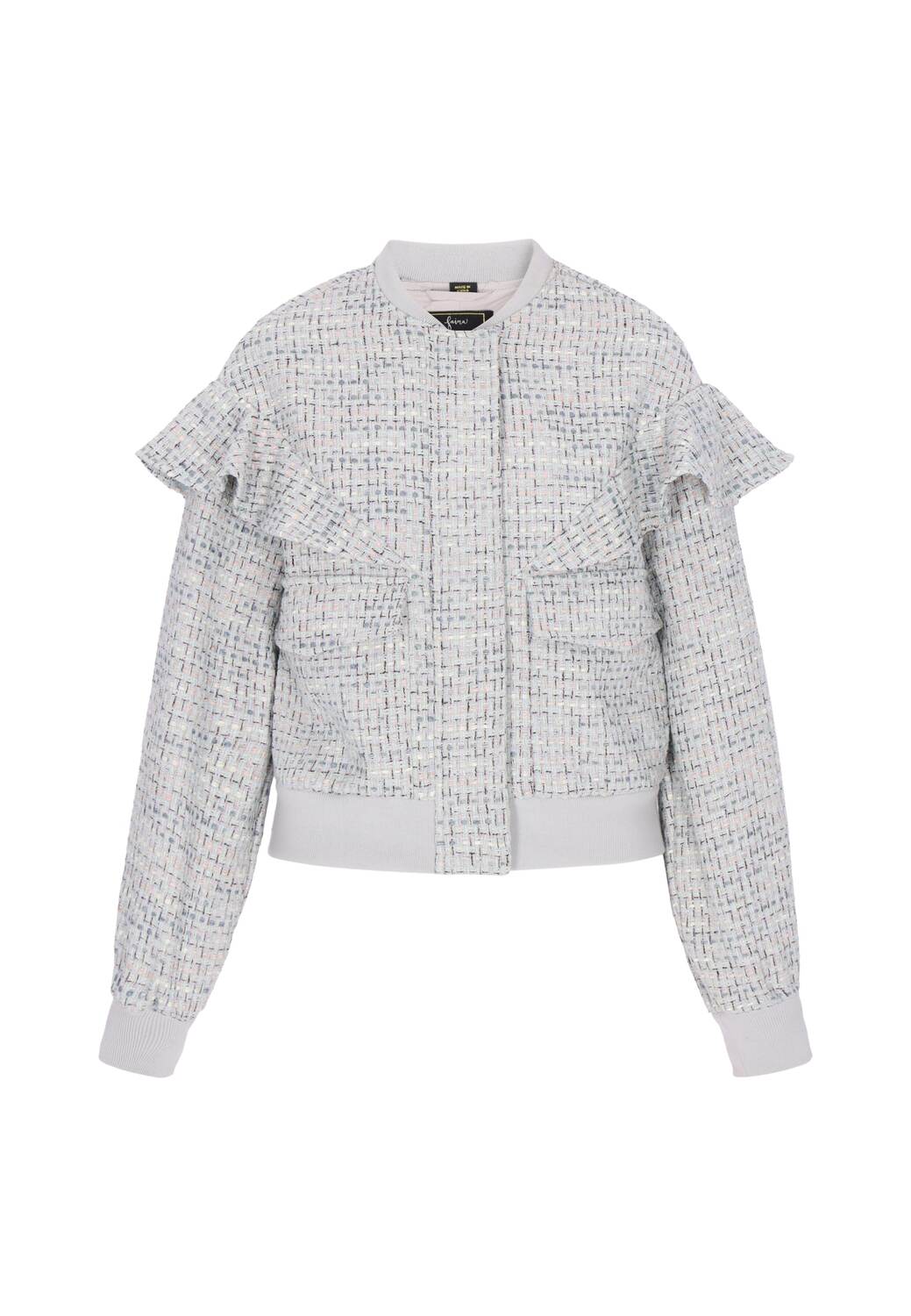 

Faina Куртка для межсезонья в цвете бирюзовый, дымчато-голубой