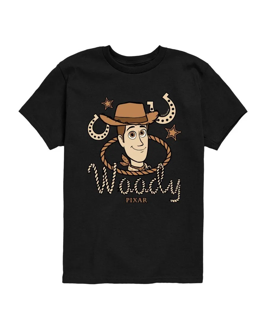 Детская футболка с коротким рукавом, размер 8-20 Toy Story, черный