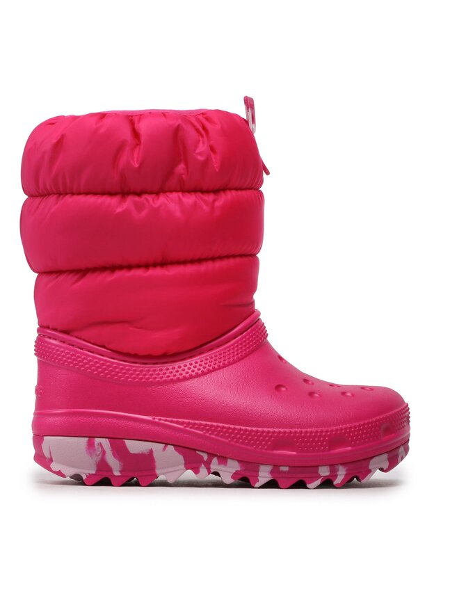 

Снегоступы Classic Neo Puff Boot K Crocs, розовый