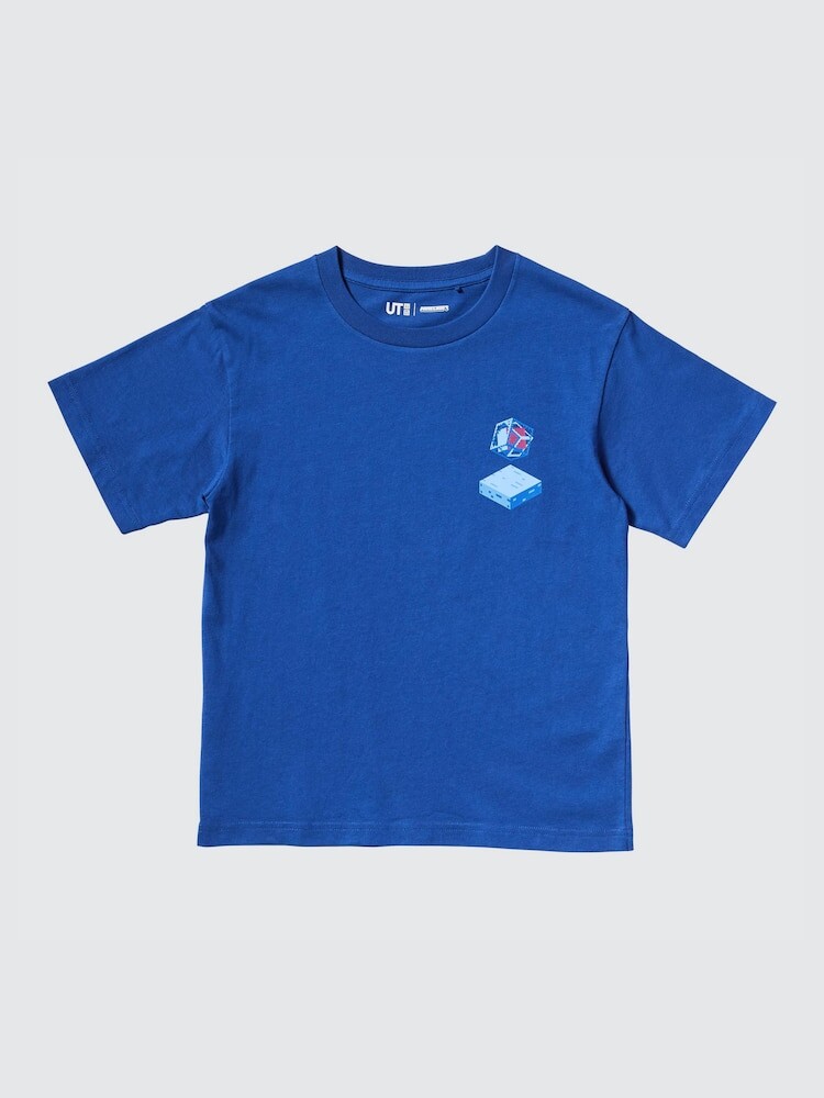 

Футболка с графикой minecraft ut Uniqlo, цвет 67 синий