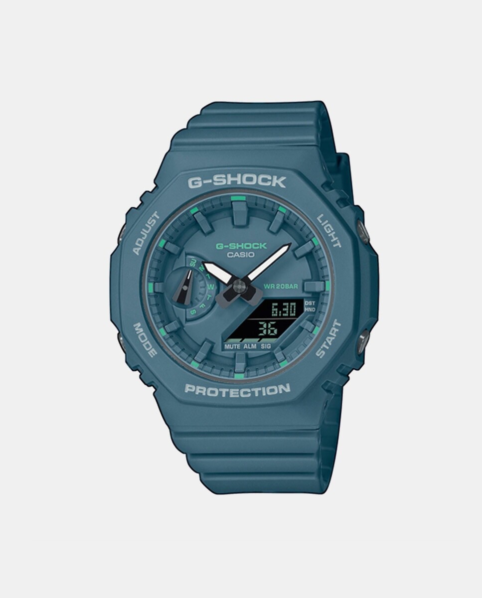 

G-Shock GMAS2100GA3AER женские часы из зеленой смолы Casio, зеленый