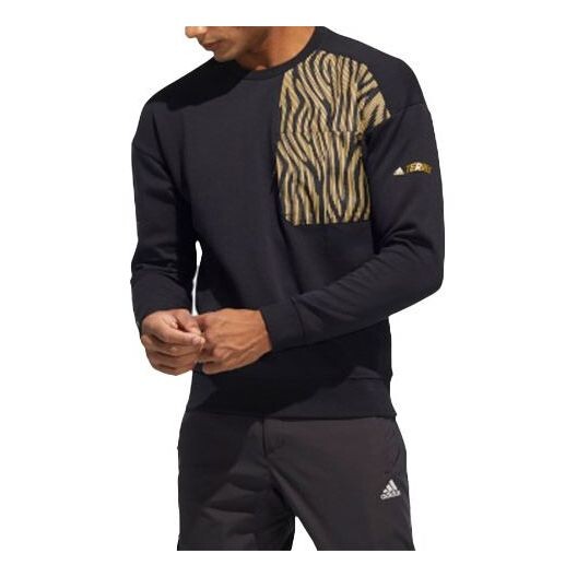 

Толстовка adidas Subject Printing Sports Pullover Long Sleeves Black, черный