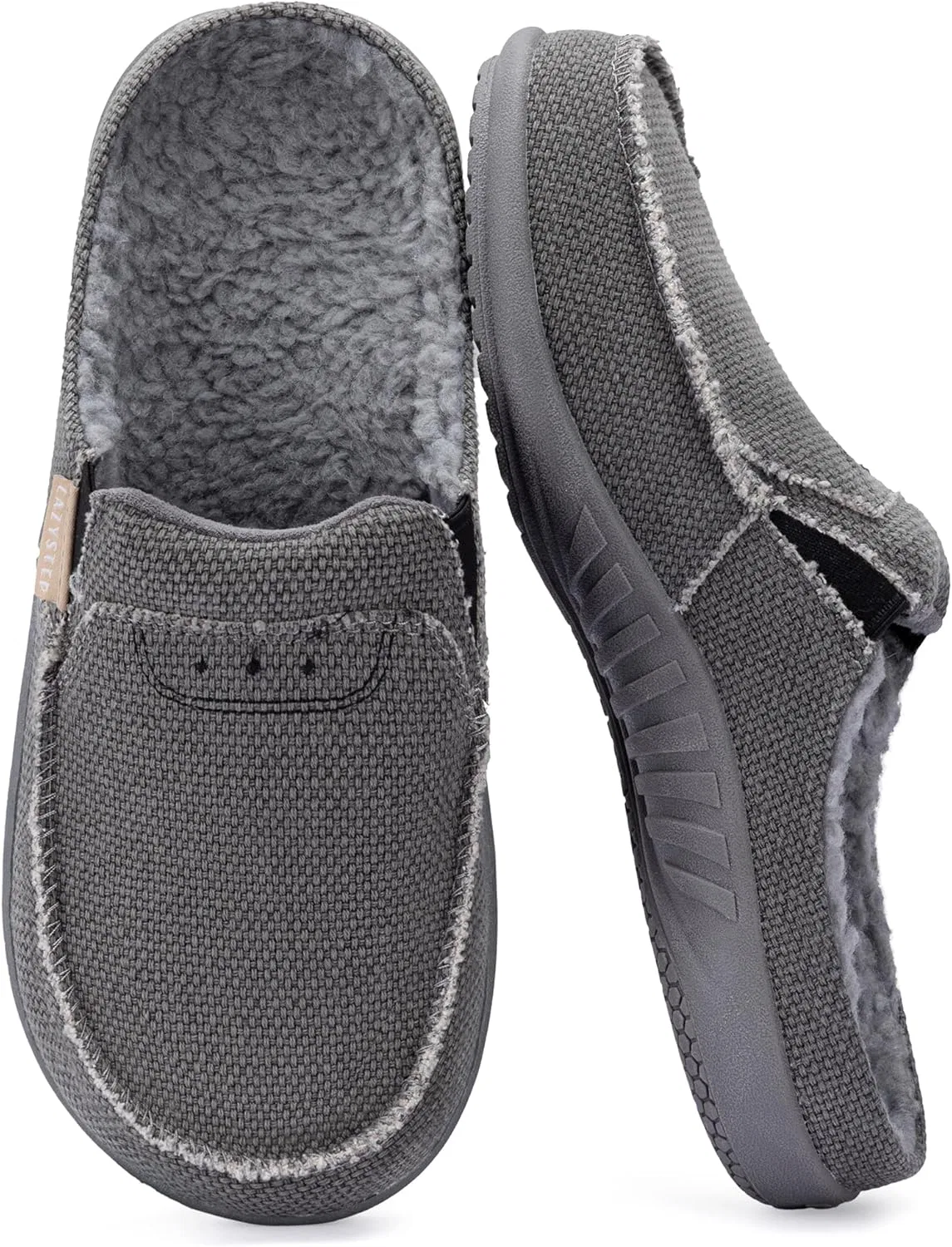 Тапочки с поддержкой стопы LazyStep, серый
