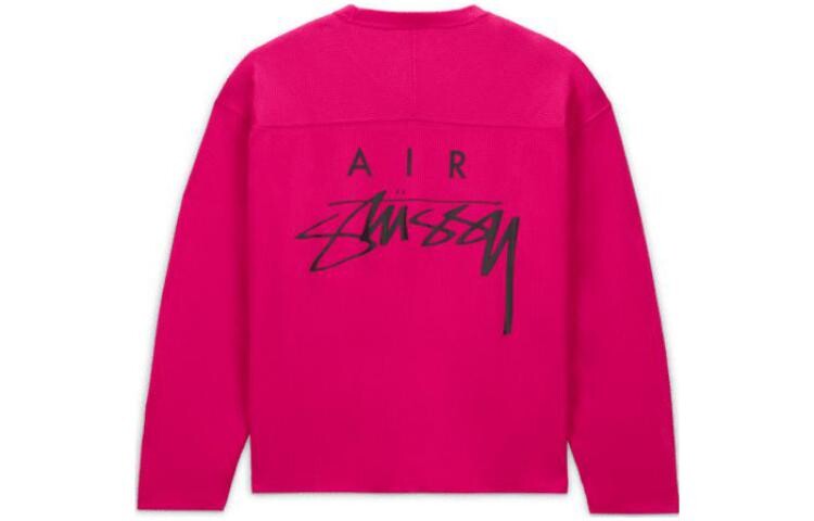 

Футболка X Stussy Co-branded FW23, унисекс, розовая Nike, розовый