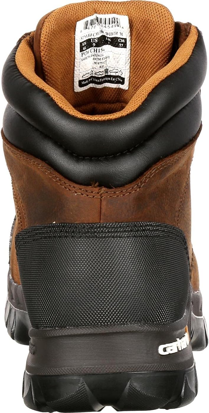 Carhartt мужские рабочие ботинки CMF6380 Rugged Flex Six Inch Waterproof, Dark Brown Oil Tanned — фото 4