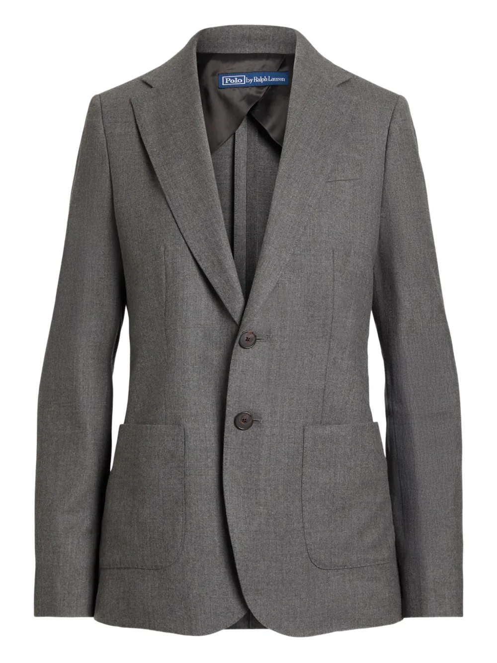 

Блейзер из эластичной шерсти Polo Ralph Lauren, серый