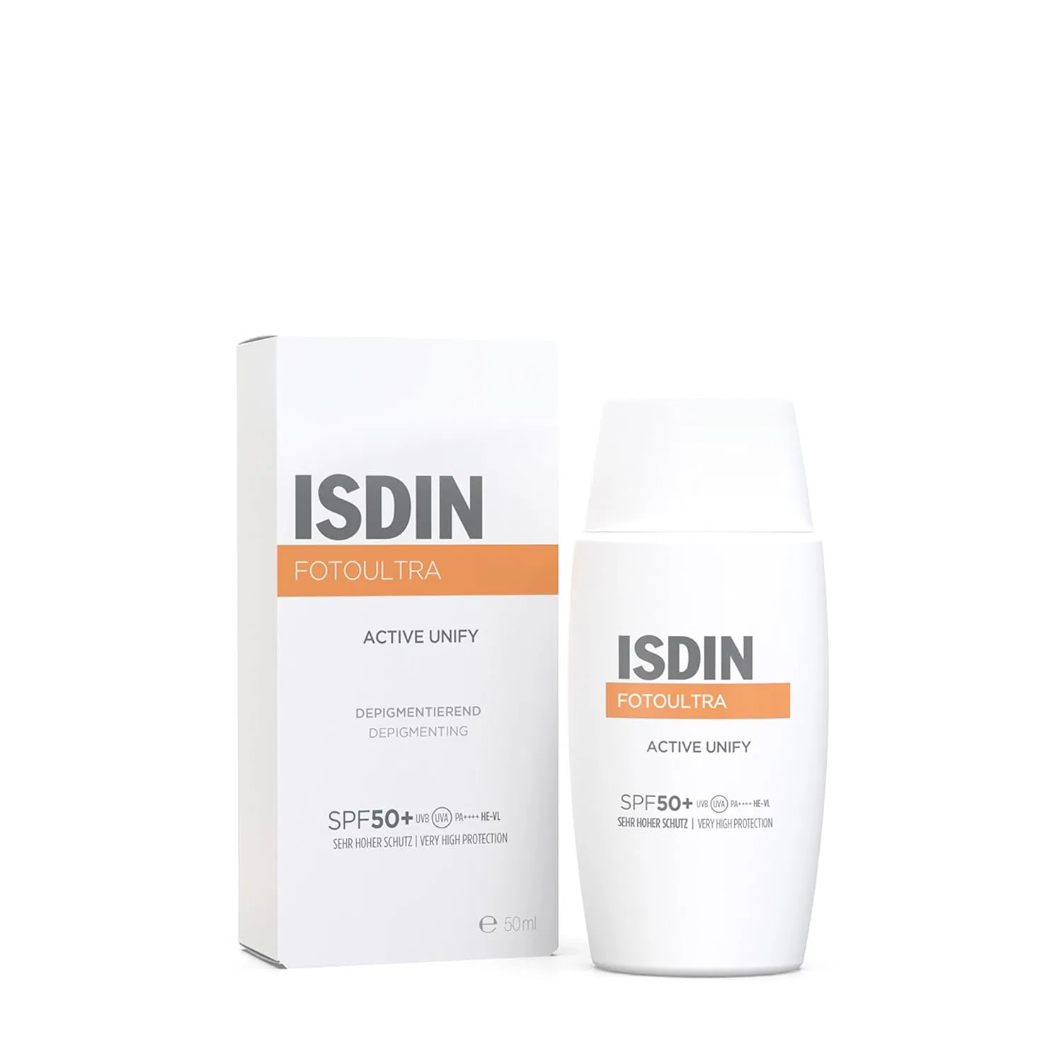 Солнцезащитный флюид для лица «Foto Ultra 100 Active Unify Fusion Fluid SPF 100» 50 мл от ISDIN Isdin