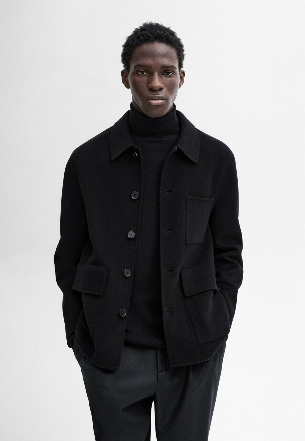 

Легкая куртка Massimo Dutti, темно-синий