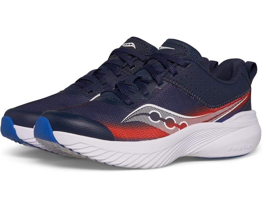 

Кроссовки Saucony Kids Kinvara 14 LTT Sneakers, цвет Navy/Red