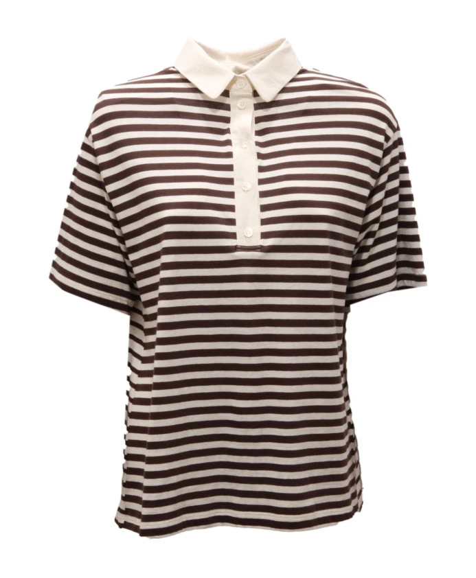 

Футболка оверсайз миндального цвета Seventy, коричневый