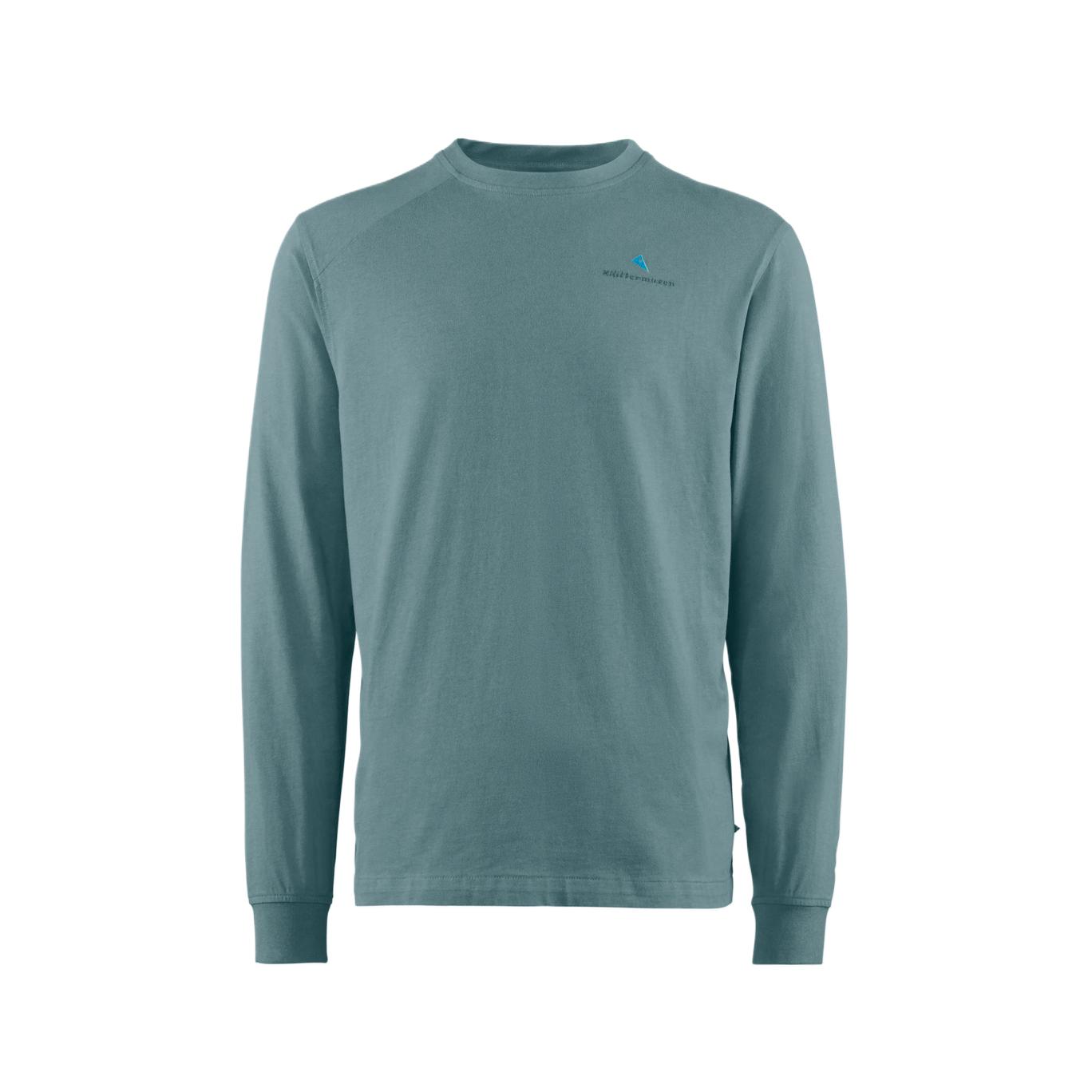 

Футболка Klättermusen с длинным рукавом из хлопка Klattermusen, синий