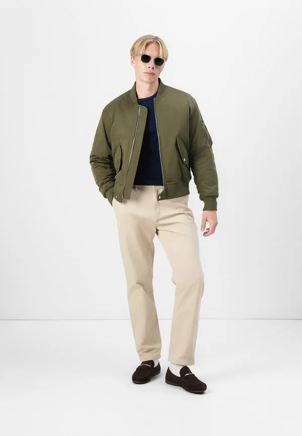 Оригинальная куртка-бомбер Tommy Hilfiger, Army Green — фото 2